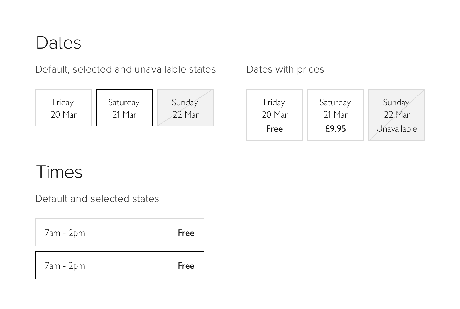 The new elements used in all 3 grids