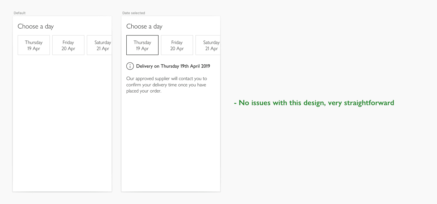 Tradeplace test with feedback
