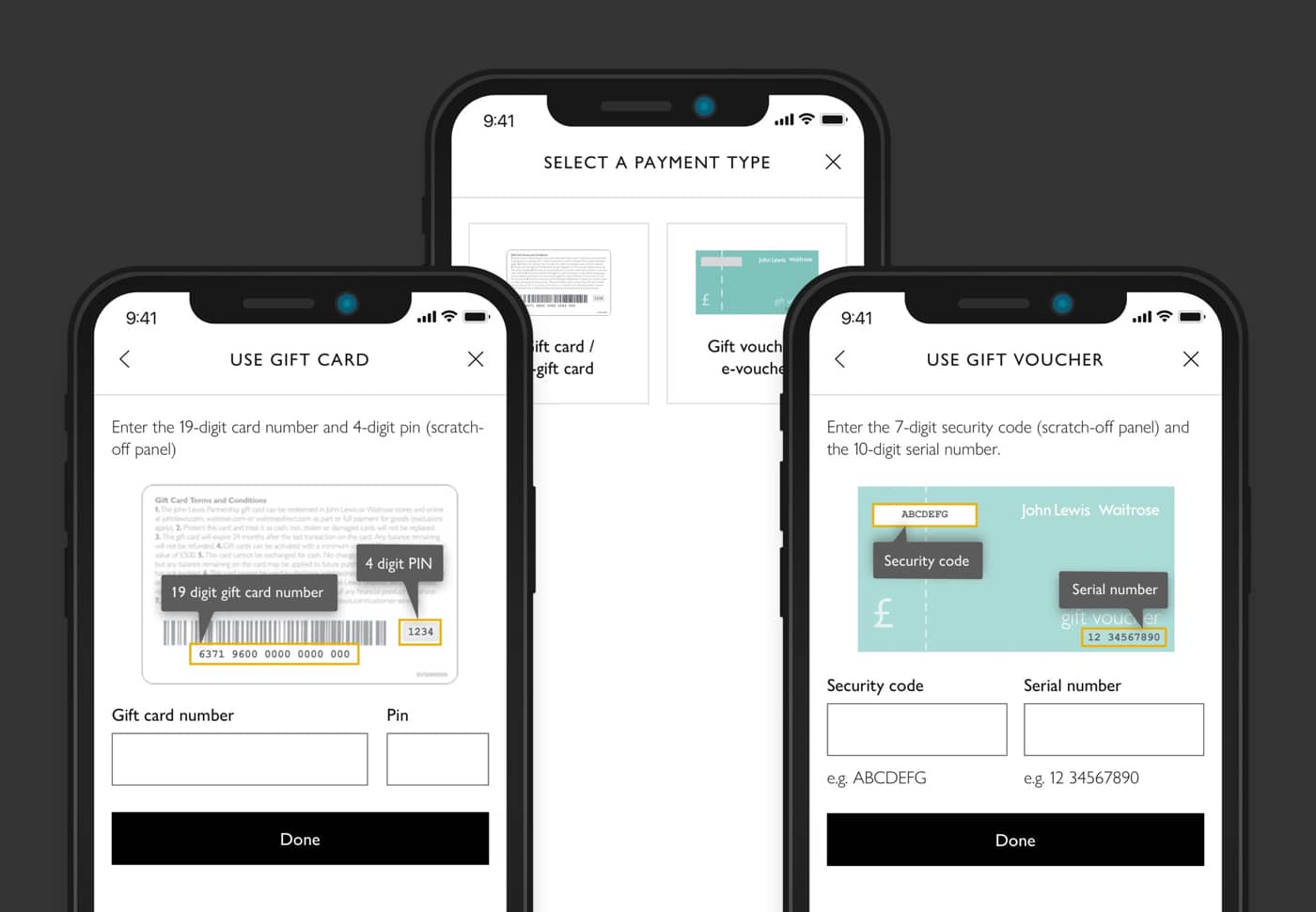 Final gift card & voucher (v3) on mobile